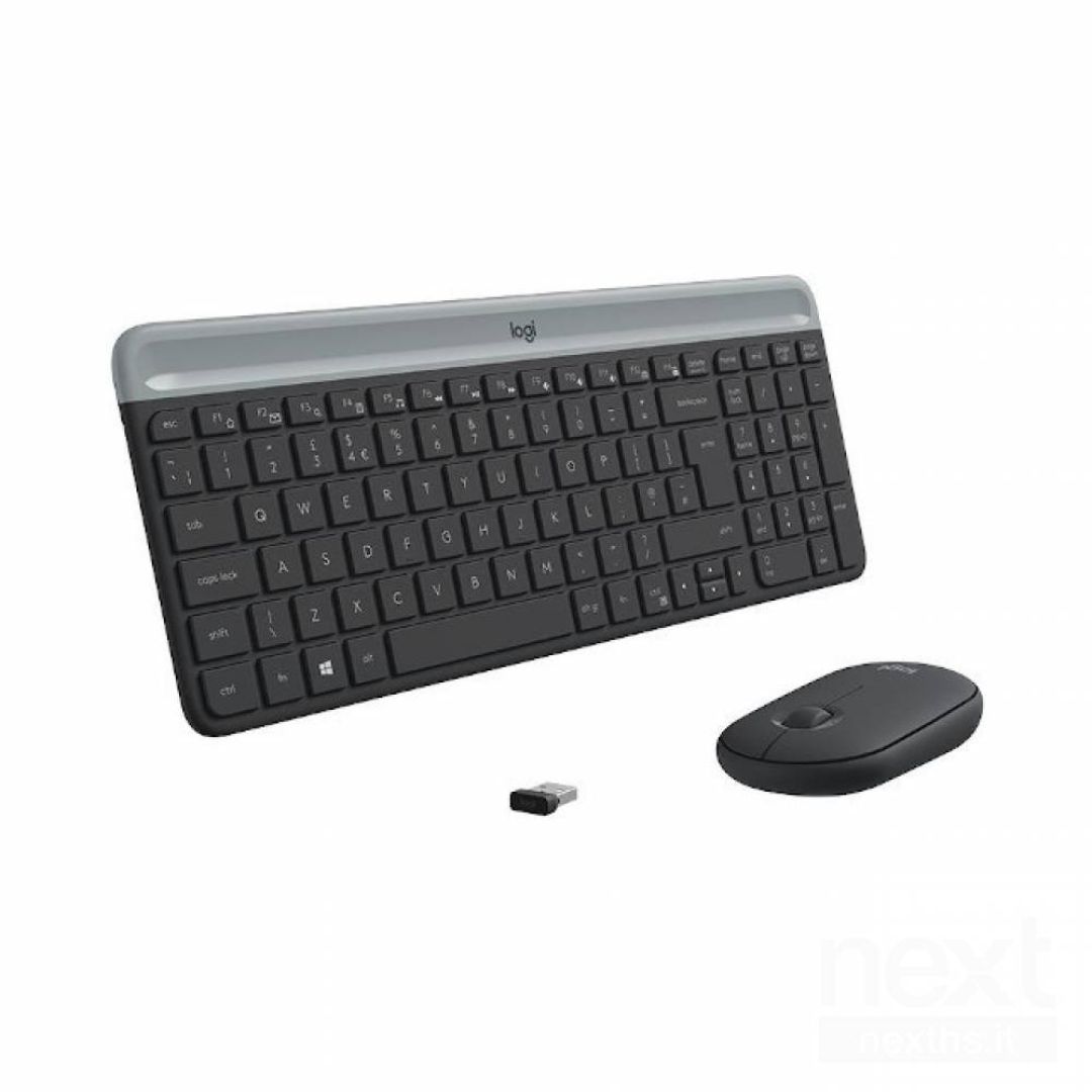 TASTIERA + MOUSE OTTICO WIRELESS LOGITECH MK470 920-009196