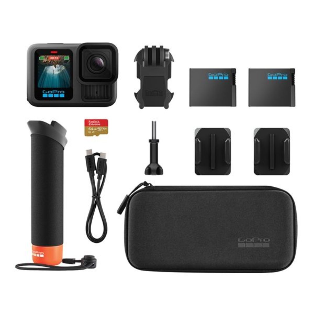 VIDEOCAMERA DIGITALE GOPRO HERO 13 CON ACCESSORI CHDRB-131-RW BLACK