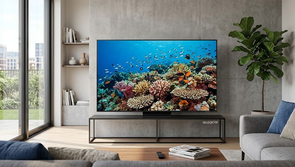 TV NEO QLED 4K MINI LED 65" SAMSUNG QE65QN70FAUXXH SMART TV EUROPA BLACK
