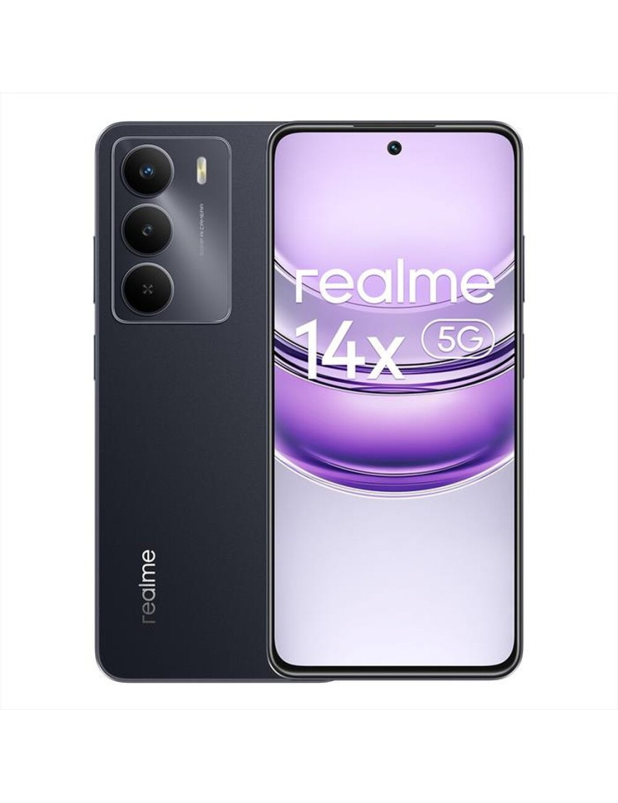 REALME 14X 5G 6,67" 6+256GB CARBON BLACK DUAL SIM ITALIA