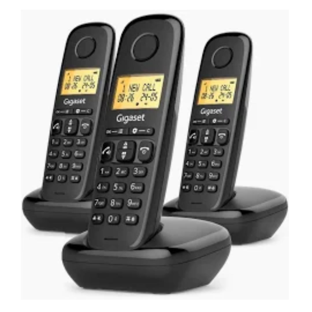 CORDLESS SIEMENS GIGASET A180 TRIO BLACK