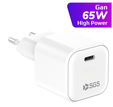 SGS CARICATORE DA CASA - USB-C PD GAN 65W
