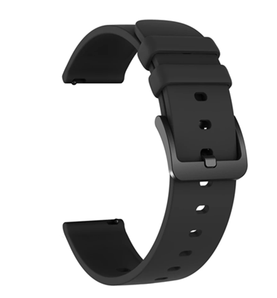 SGS CINTURINO SILICONE BLACK PER SMARTWATCH SQUARE/SMART TALK