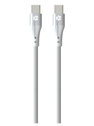 SGS CLOTH PD CAVO DATI/CARICA 100W TYPE C / TYPE C 1 METRO SILVER