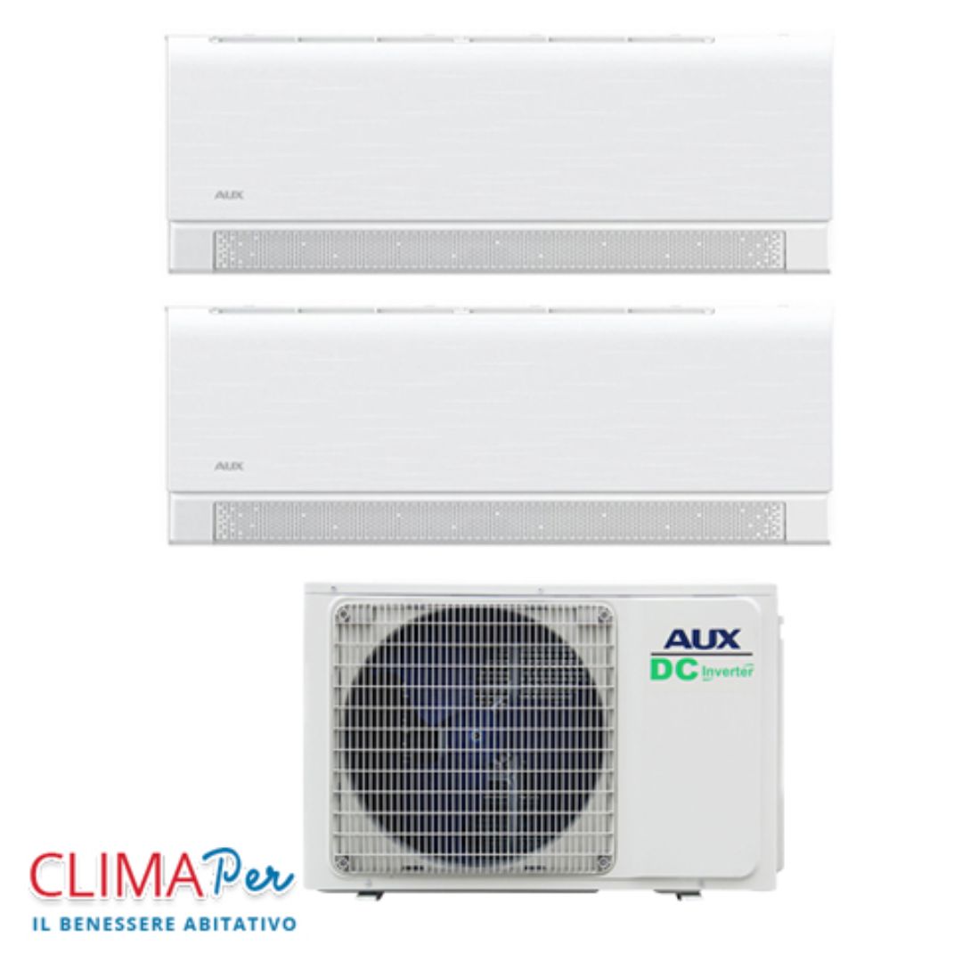 CLIMATIZZATORE AUX DUAL 9000+1200BTU FH AM2-H18/4DR3C+AMWM-H09/4R3C+AMWM-H12/4R3C R32 A+/A++