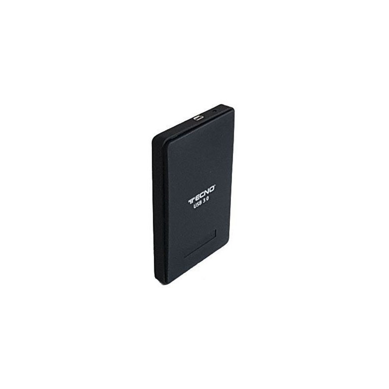 BOX ESTERNO HDD 2,5 USB 3.0 TECNO ACCESSORI TC-302 IN MATERIALE PLASTICO RIVESTITO IN GOMMA