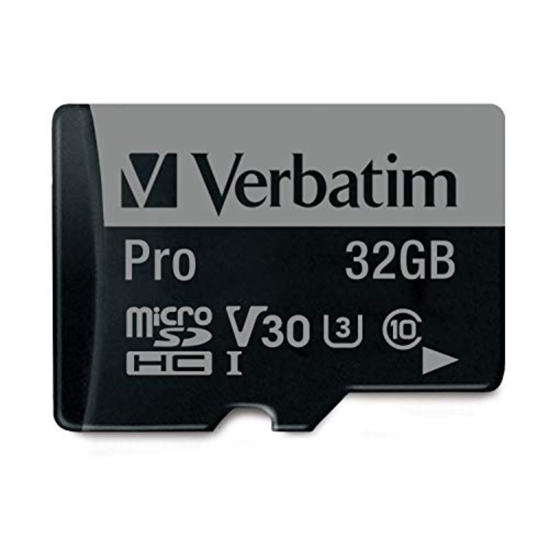 MEMORY CARD MICRO SD/TRANSFLASH PRO 32GB VERBATIM CLASSE 10 U3 V30 47041