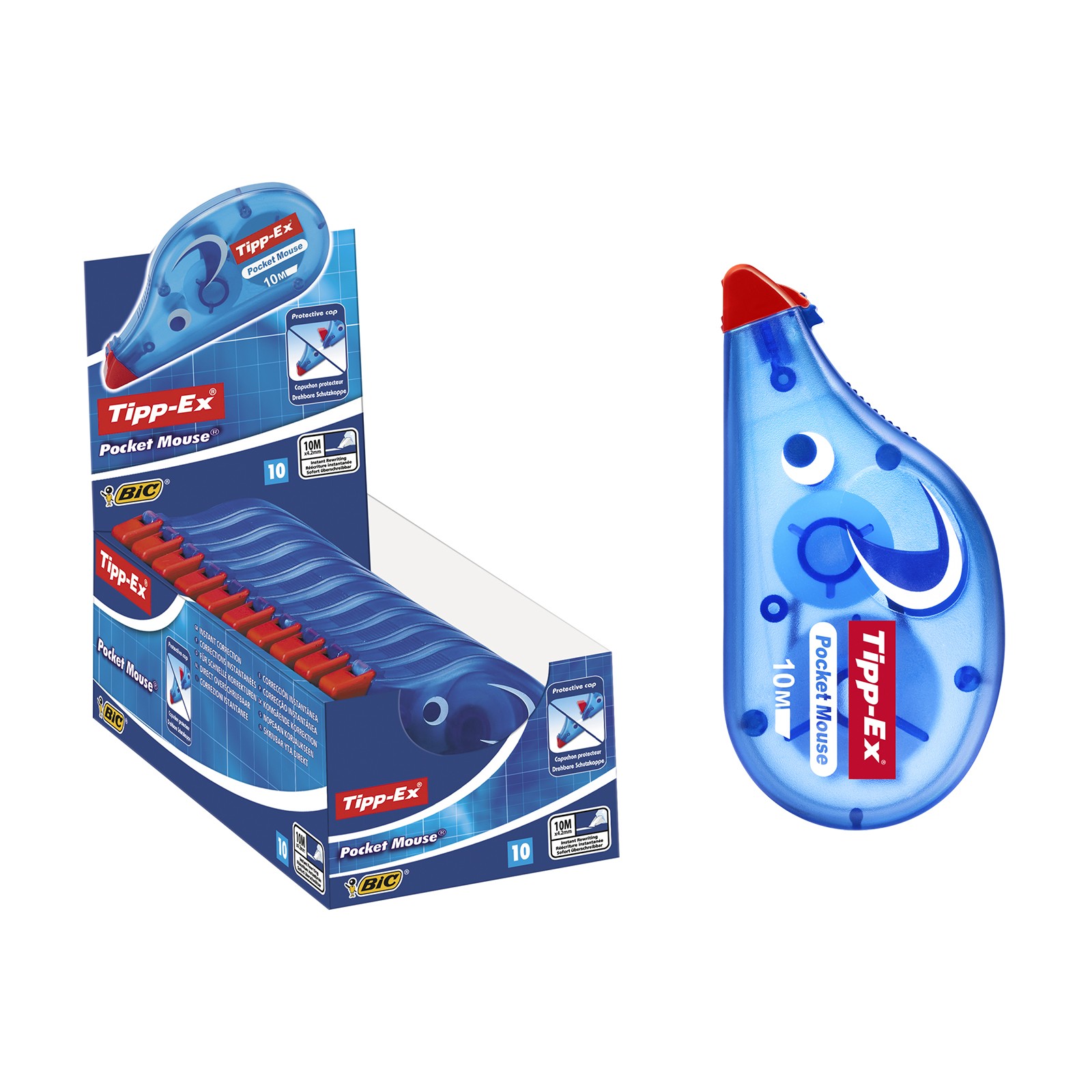 CORRETTORE NASTRO POCKET MOUSE BOX10