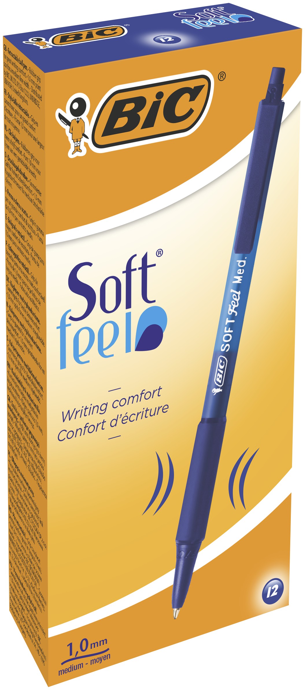 PENNA SOFT FEEL COLORE BLU BOX12