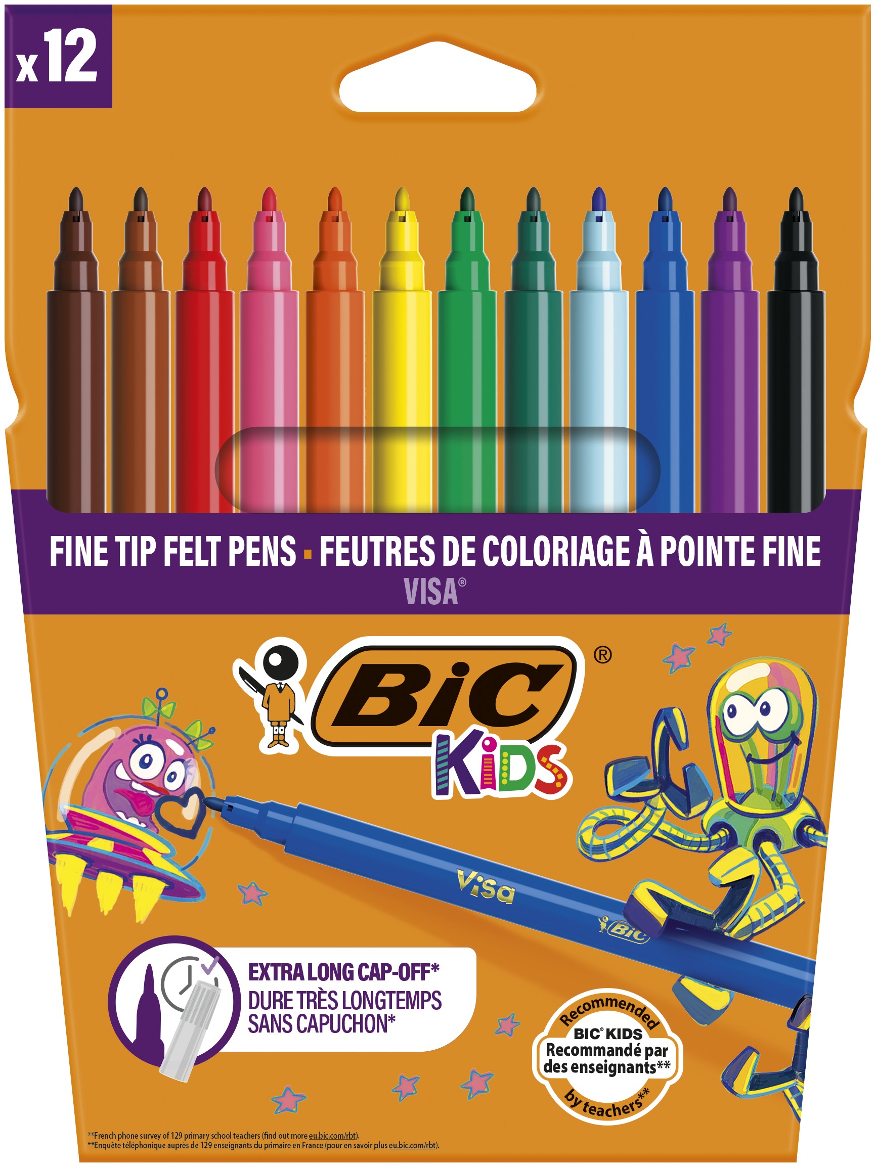 PENNARELLI COLORATI VISA BOX12