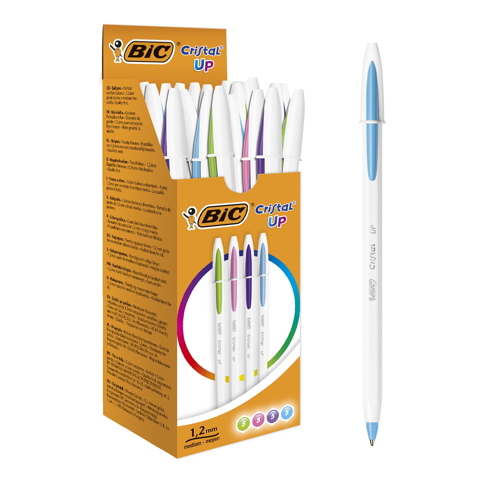PENNE CRISTAL UP BOX20 COLORI ASSORTITI