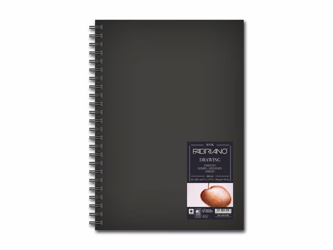 LIBRO DA DISEGNO SPIRALATO A5 BIANCO