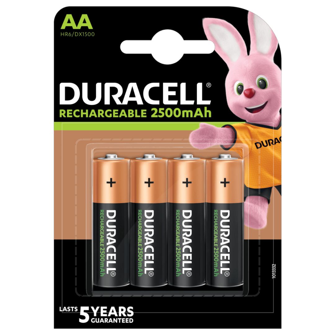 BATTERIA STILO RICARICABILE AA 1300MAH BLISTER 2PZ DURACELL HR6/DC1500