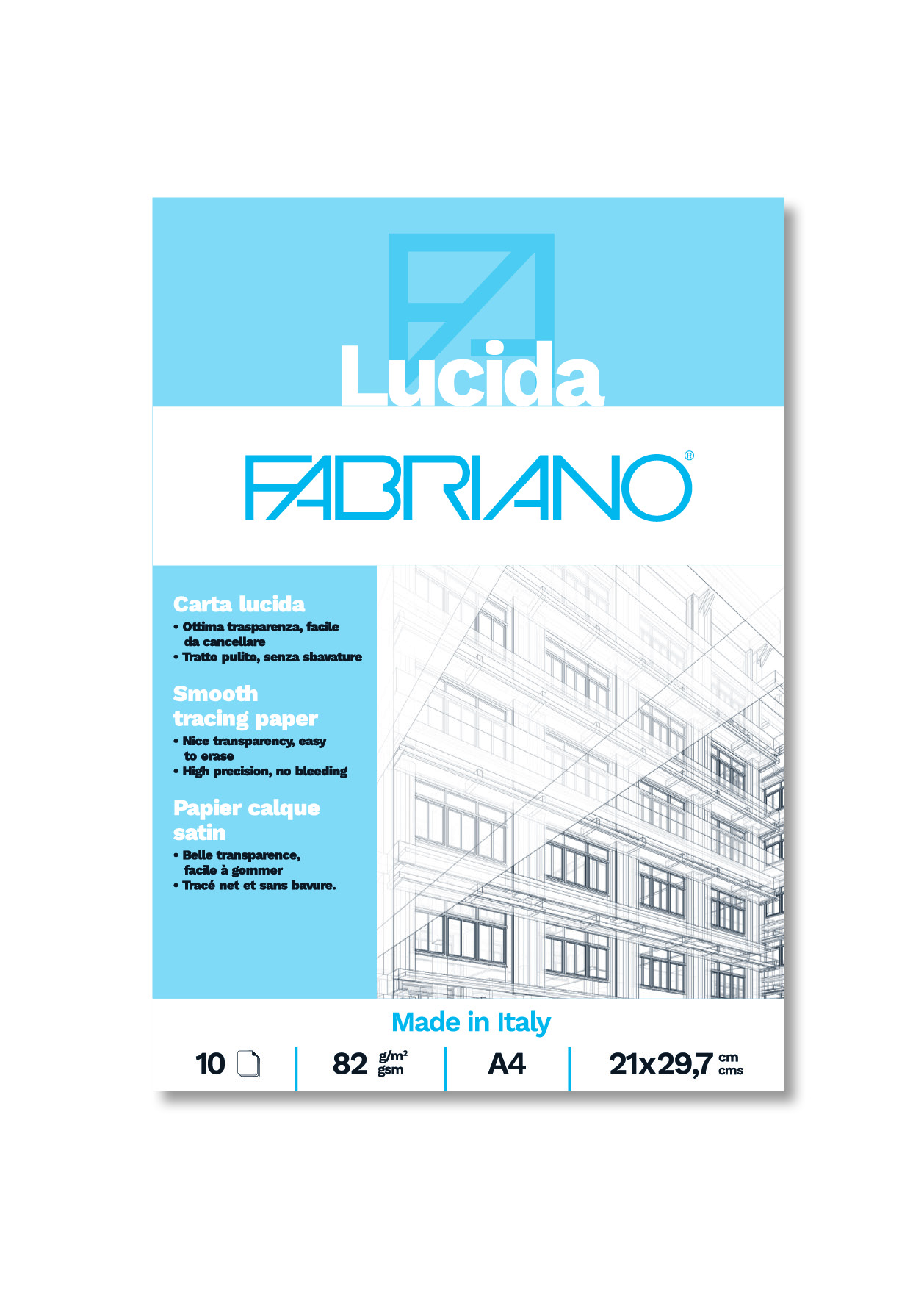 BLOCCO CARTA LUCIDA 21X29,7CM