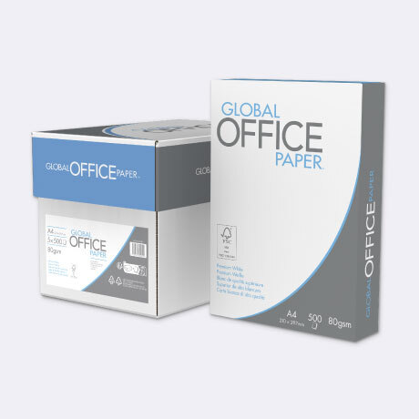 Global Office Paper Copy Carta A3 per fotocopie e stampe, 80 g/m², Bianco (confezione 5 risme)