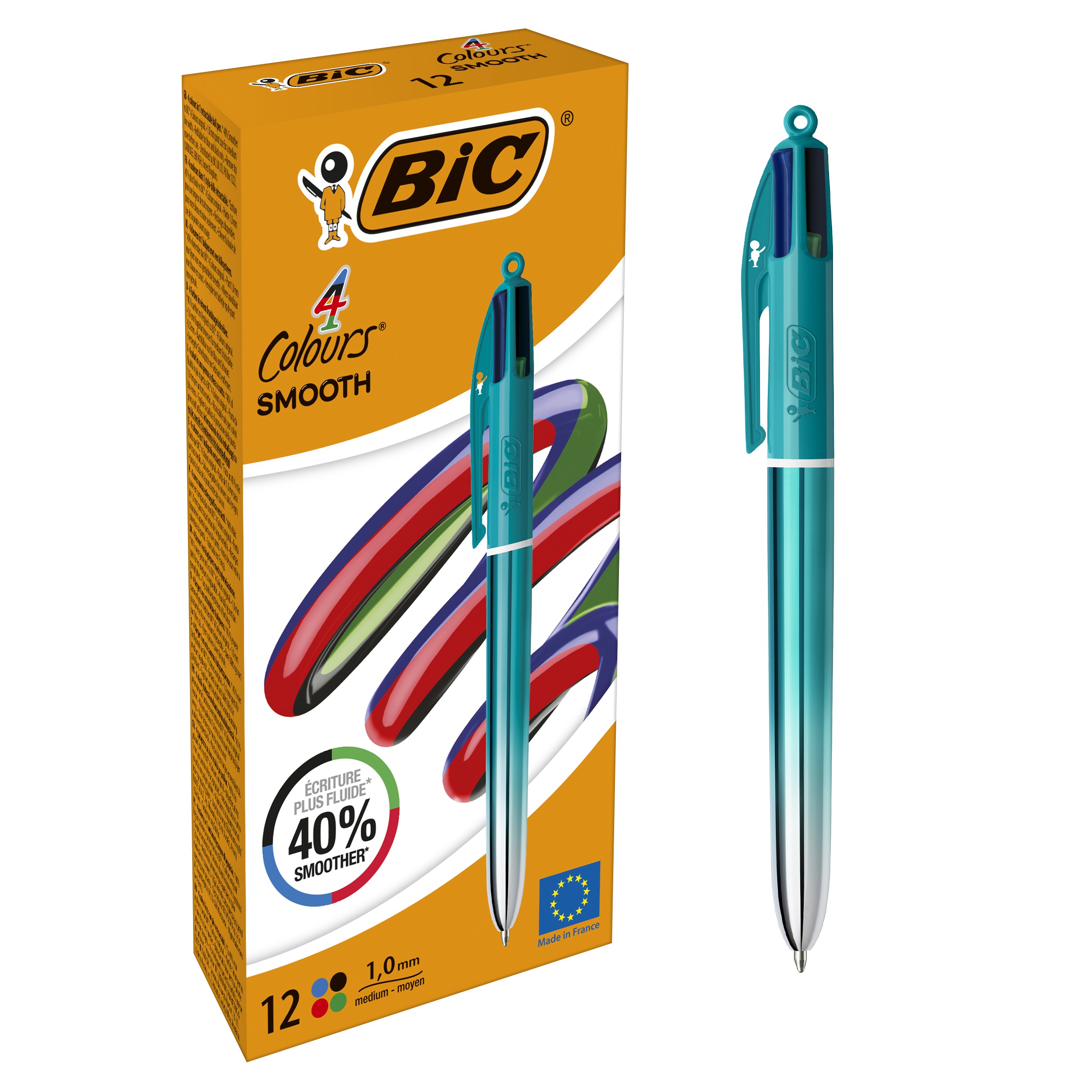 PENNA 4 COLOURS SMOOTH FUSTO VERDE ACQUA