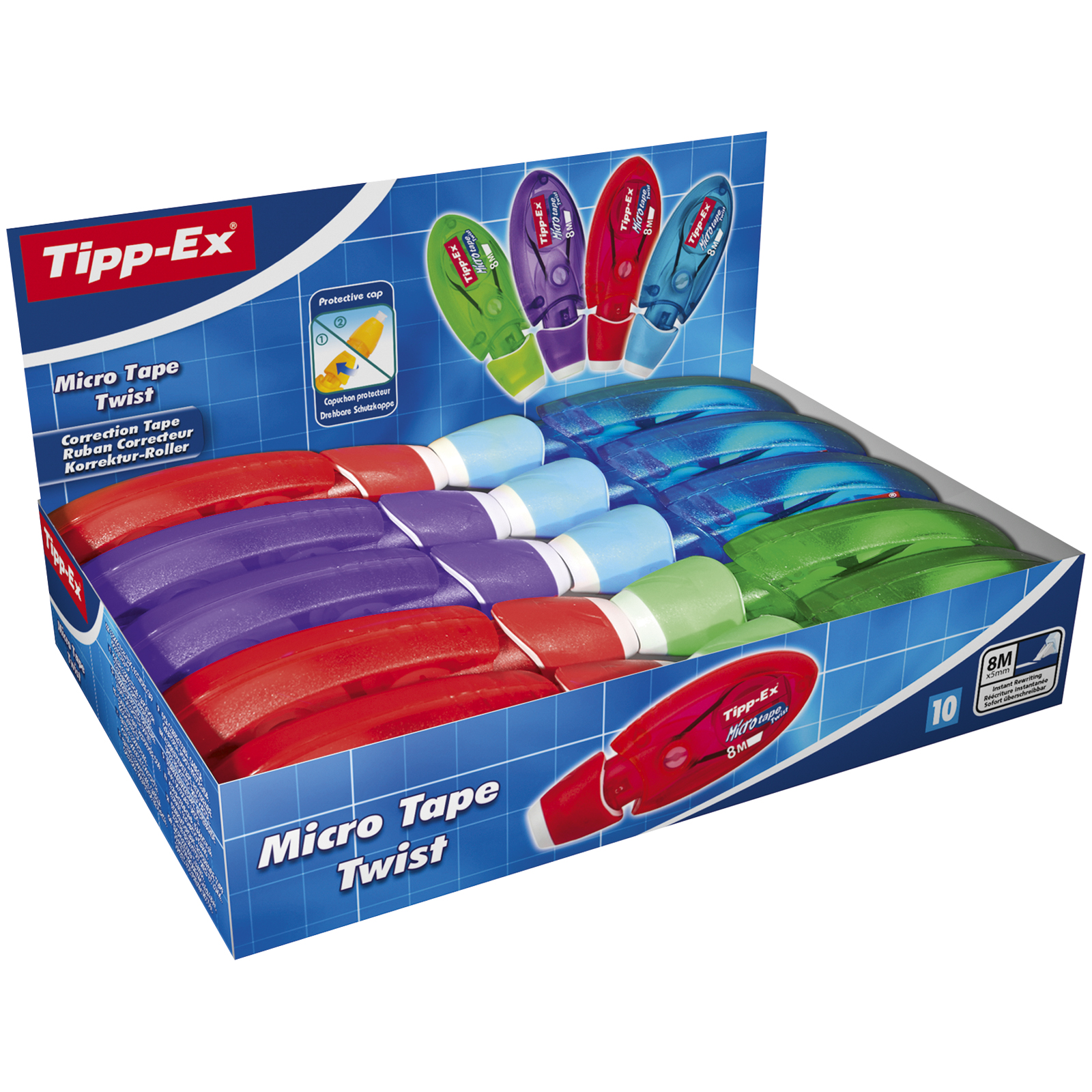 CORRETTORE NASTRO MICRO TAPE TWIST BOX10