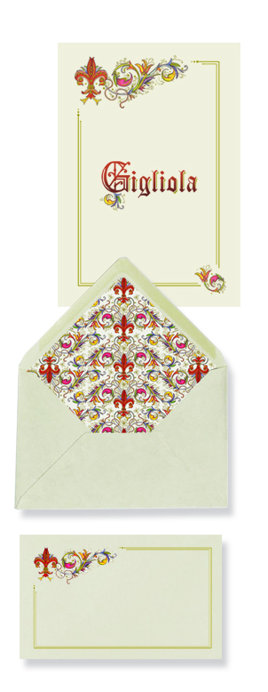 TASCHETTA GIGLIOLA CARTONCINO SEMPLICE+BUSTA 7X11 BOX 10+10 POKET CARDBOARDS