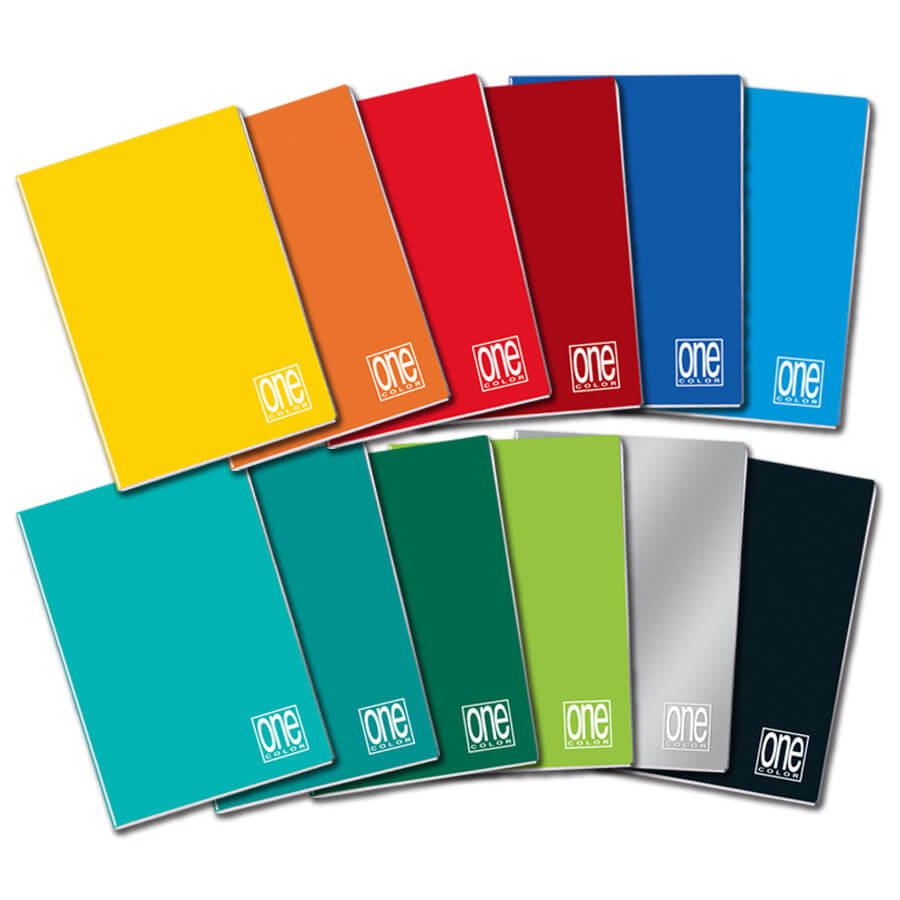QUADERNO ONECOLOR MAXI QUADRETTI 5M COLORI MISTI BOX12