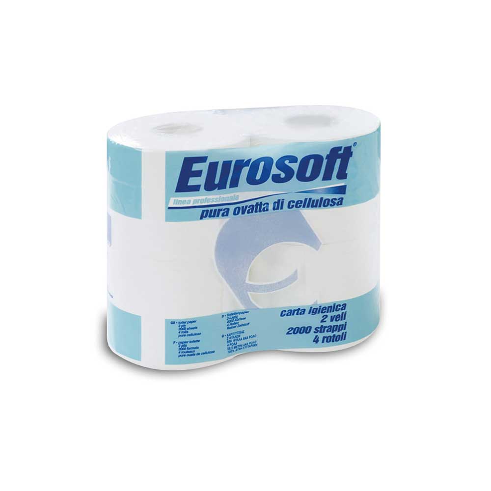 CARTA IGIENICA ECOLABEL 2 VELI 4 PEZZI