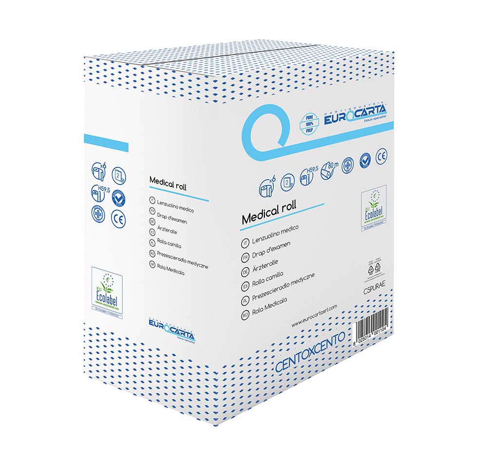 LENZUOLO MEDICO ECOLABEL 2 VELI