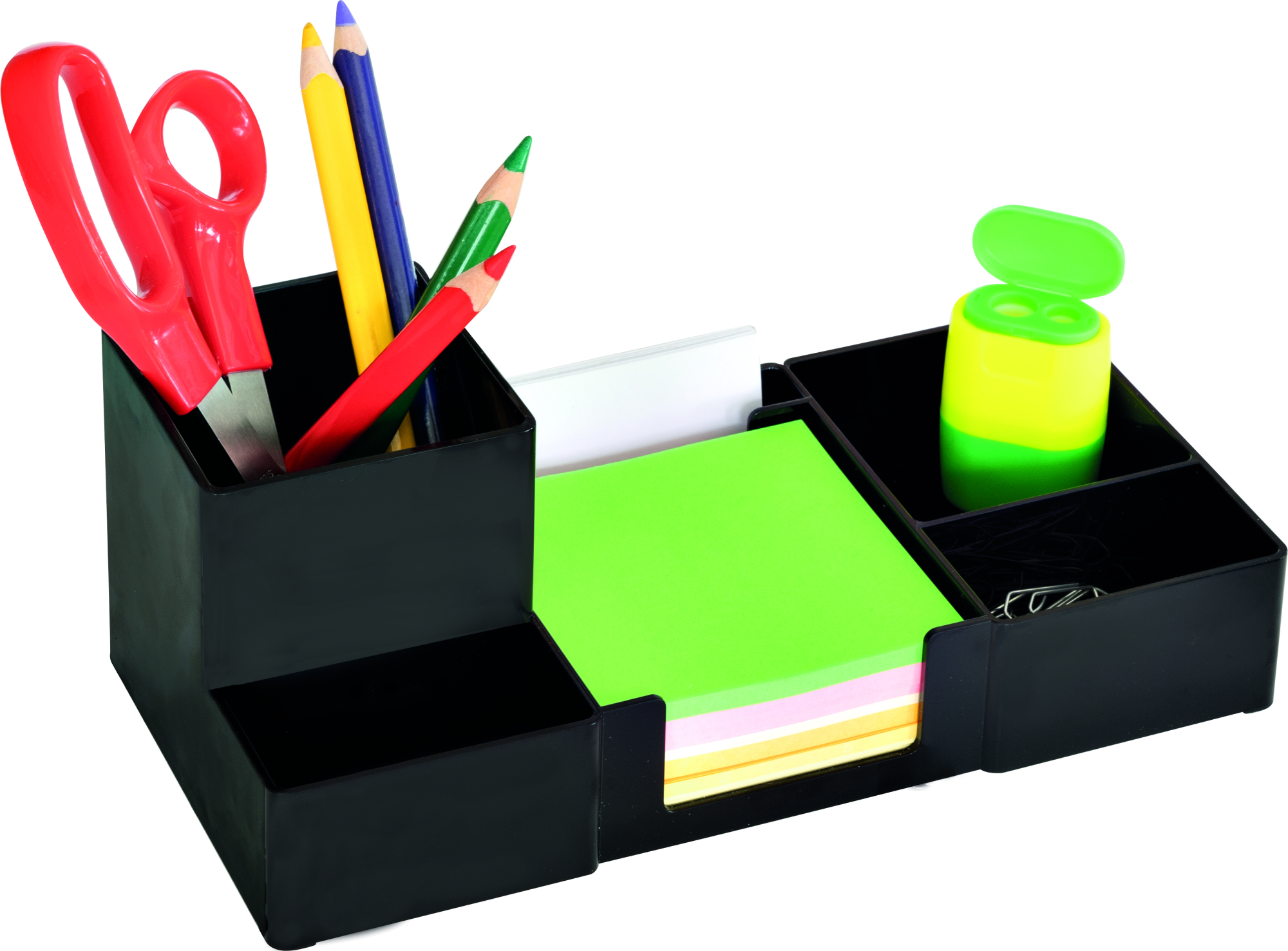 PORTAOGGETTI DA SCRIVANIA COLORE NERO