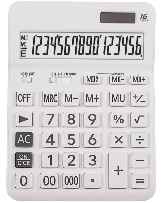 CALCOLATRICE DA TAVOLO 16DGT HC-2788DM