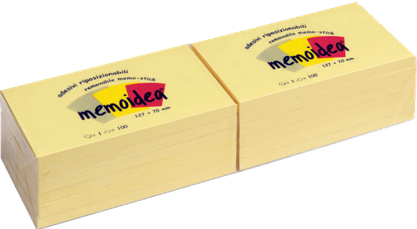 POST-IT GIALLO PASTELLO 127X76 BOX12