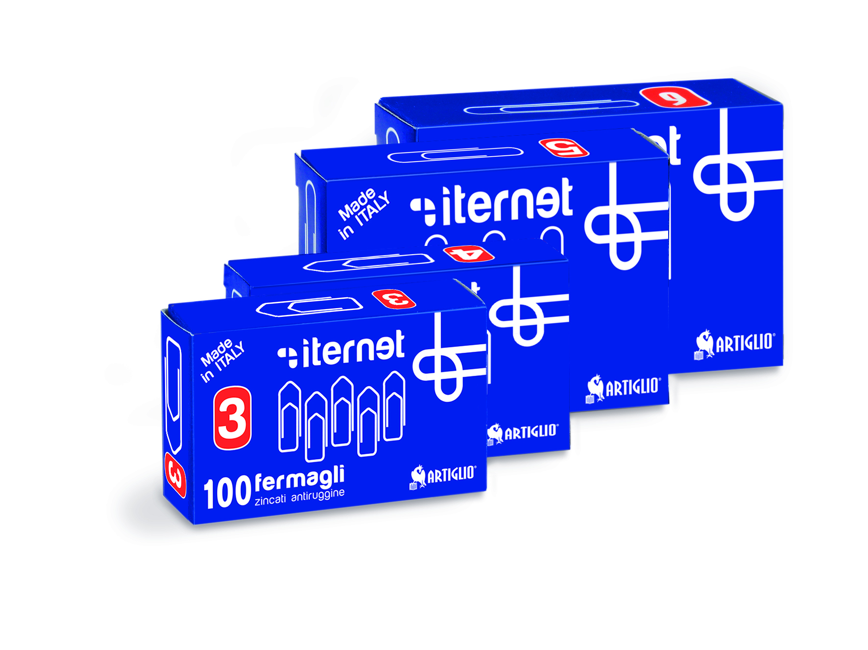 FERMAGLI ZINCATI N. 5 ARTIGLIO