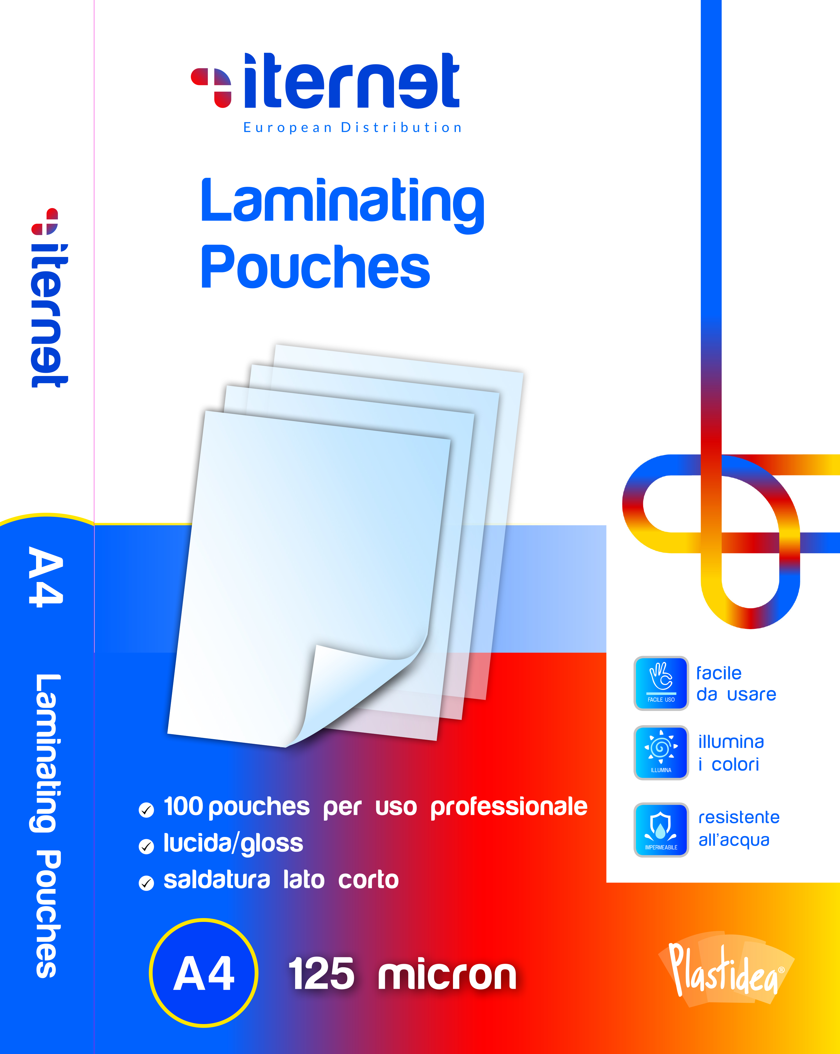 POUCHES A4 CRYSTAL 125 MICRON