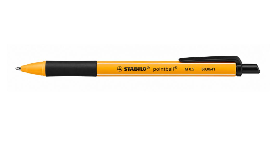 PENNA SFERA RICARICABILE A SCATTO COLORE NERO BOX10