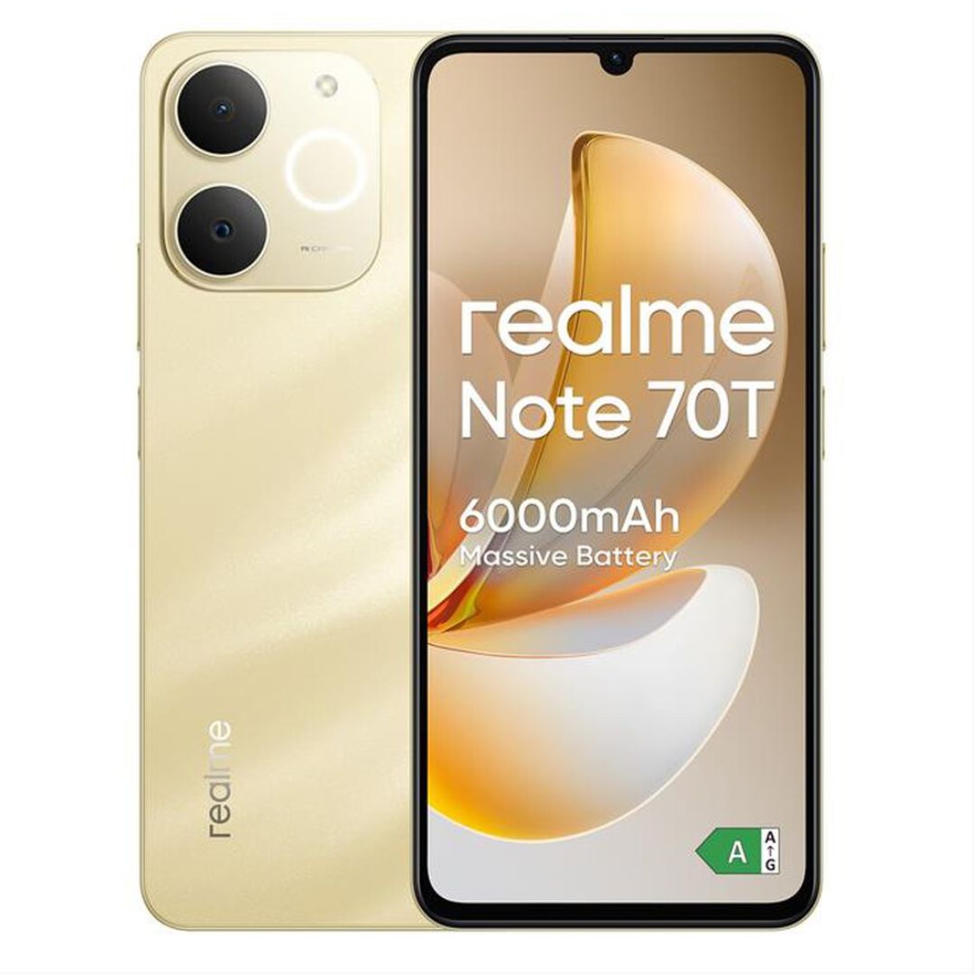 SMARTPHONE REALME NOTE 70T 4+128GB DUOS BEACH GOLD