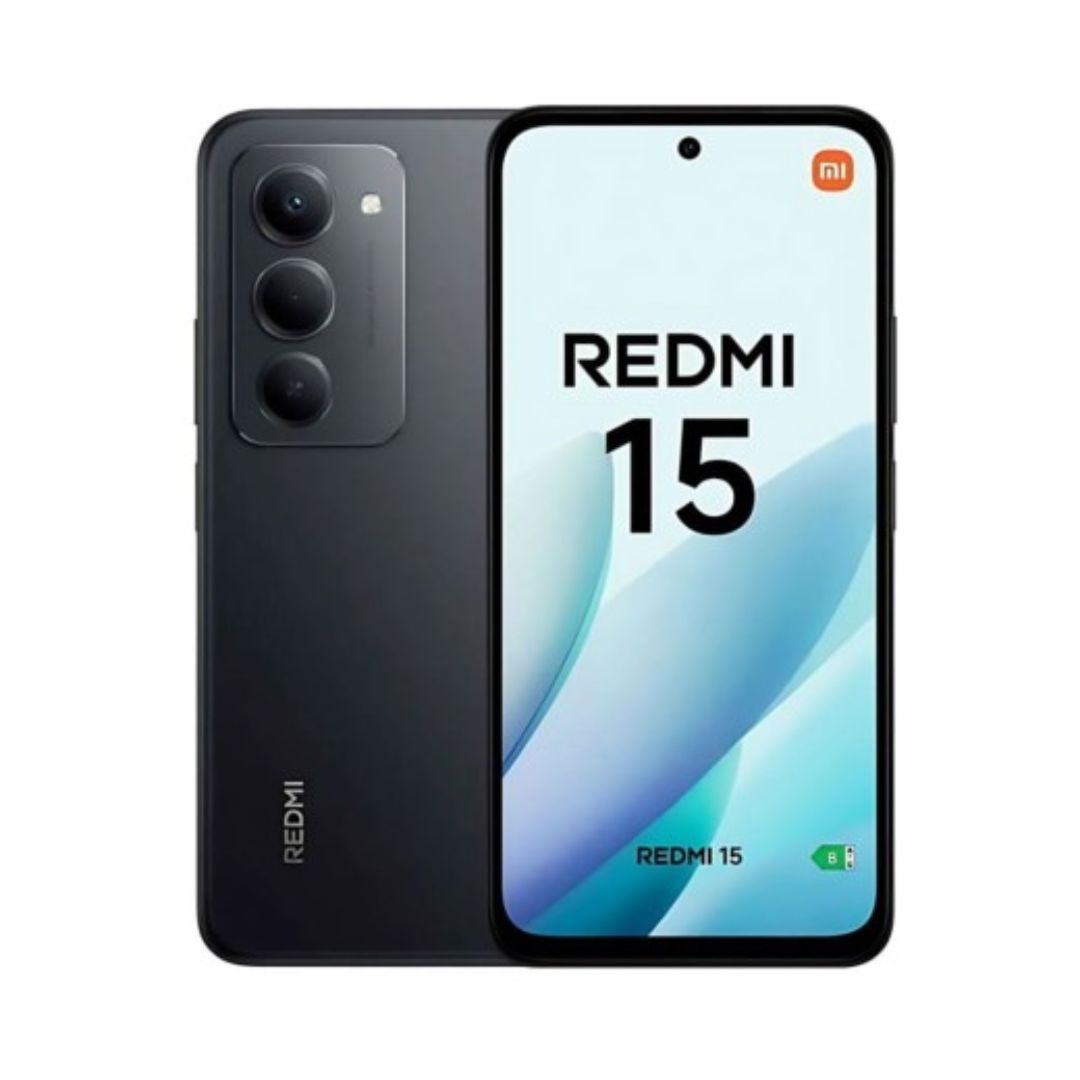 SMARTPHONE XIAOMI REDMI 15 4G 6+128GB DUOS MIDNIGHT BLACK EUROPA