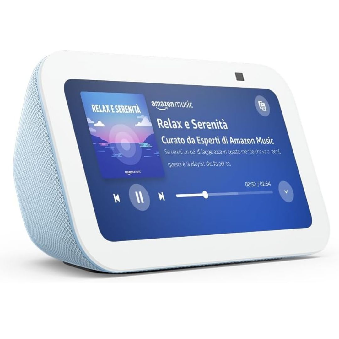 AMAZON ALEXA ECHO SHOW 5 (3A GEN) AZZURRO B09B2R276Z