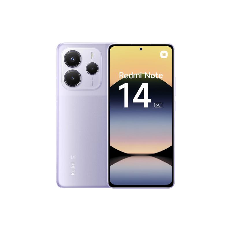 SMARTPHONE XIAOMI REDMI NOTE 14 5G 8+256GB DUOS LAVENDER PURPLE ITALIA