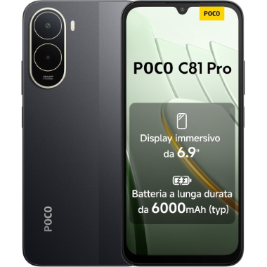 XIAOMI POCO C81 PRO 4G 4+256GB 6.9" BLACK